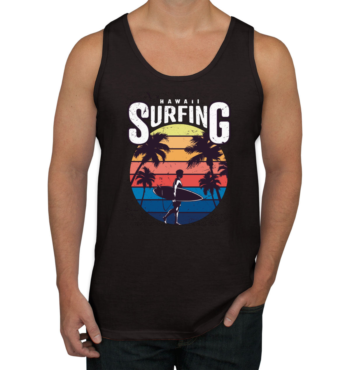 Hawaii Surfing Men's Tank Top