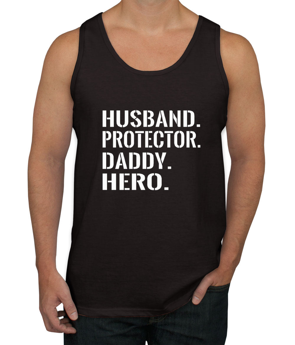 Husband Protector Daddy Hero Men's Tank Top