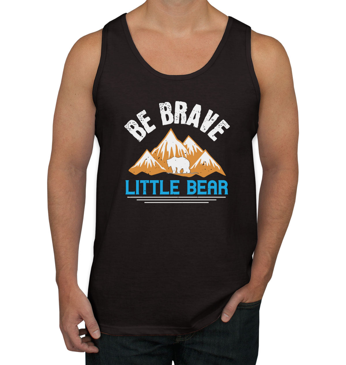 Be Brave Little Bear Men's Tank Top