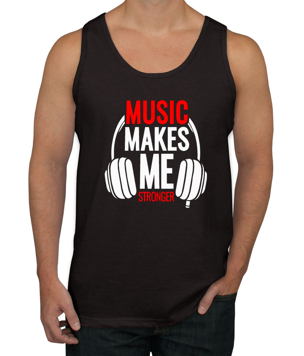 Music Makes Me Stronger Men's Tank Top