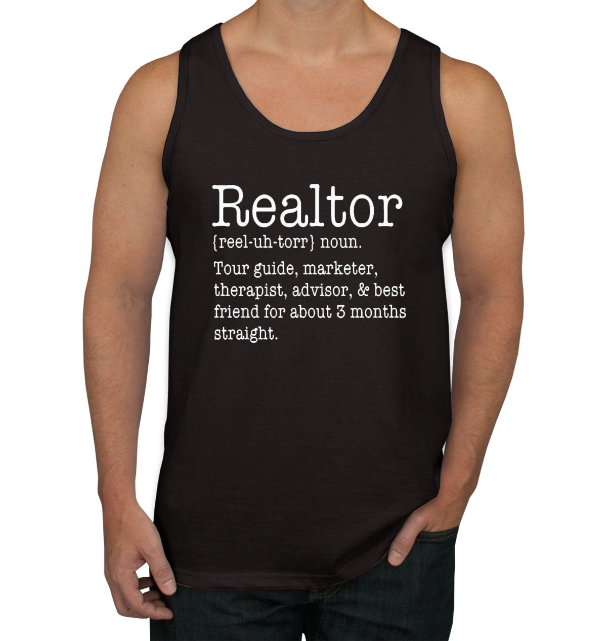 Realtor Definition Men's Tank Top