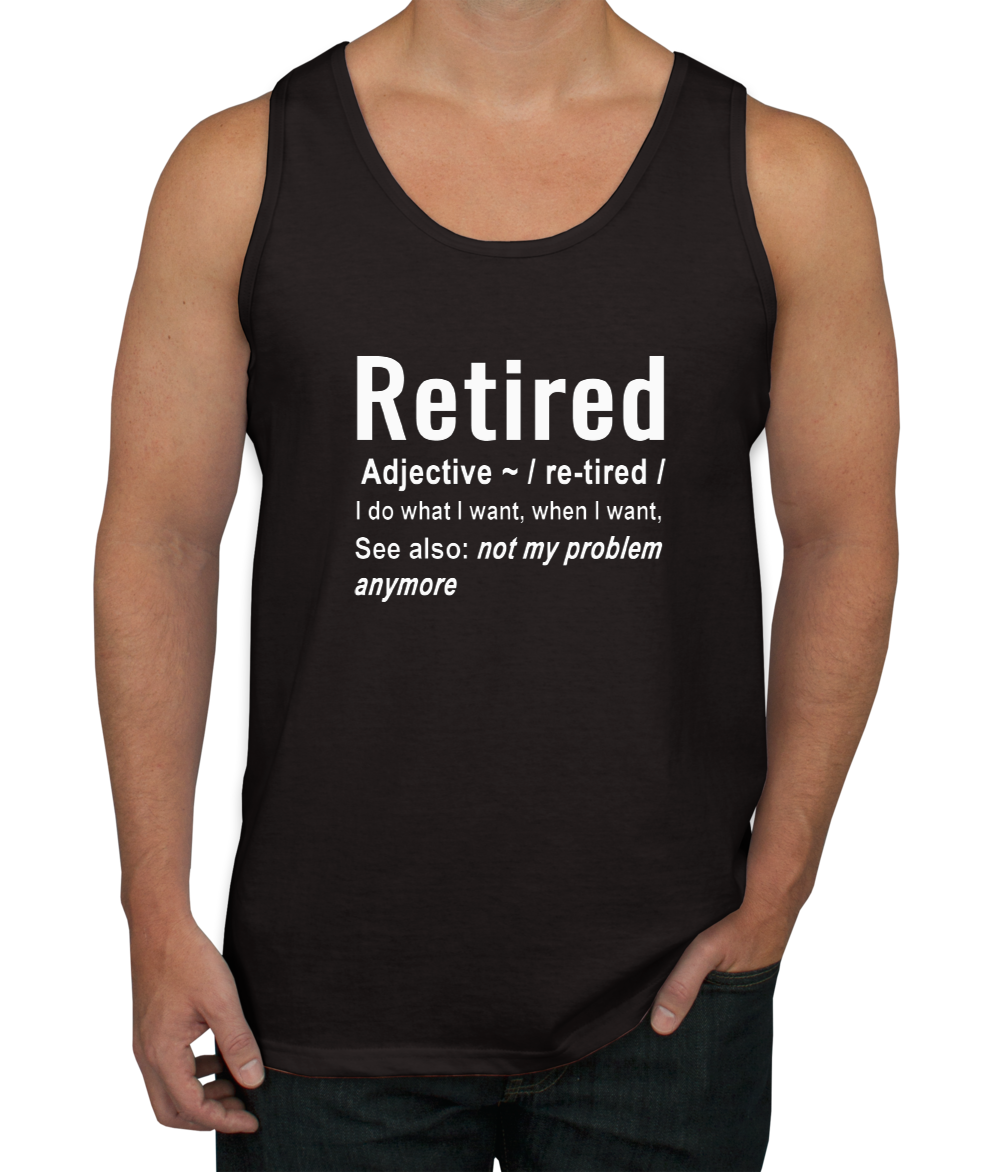 Retired Definition Men's Tank Top