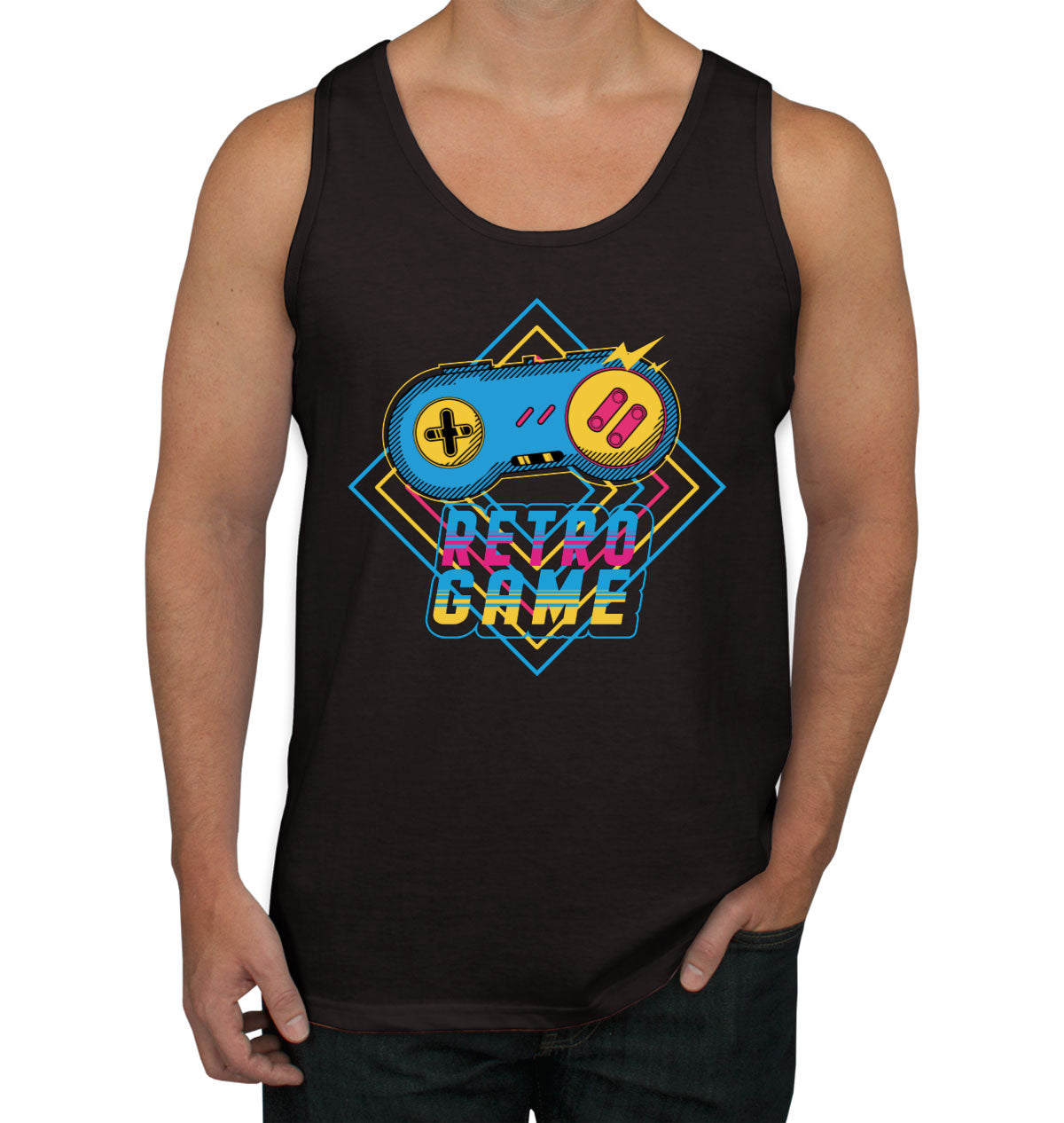 Retro Game Controller Men's Tank Top