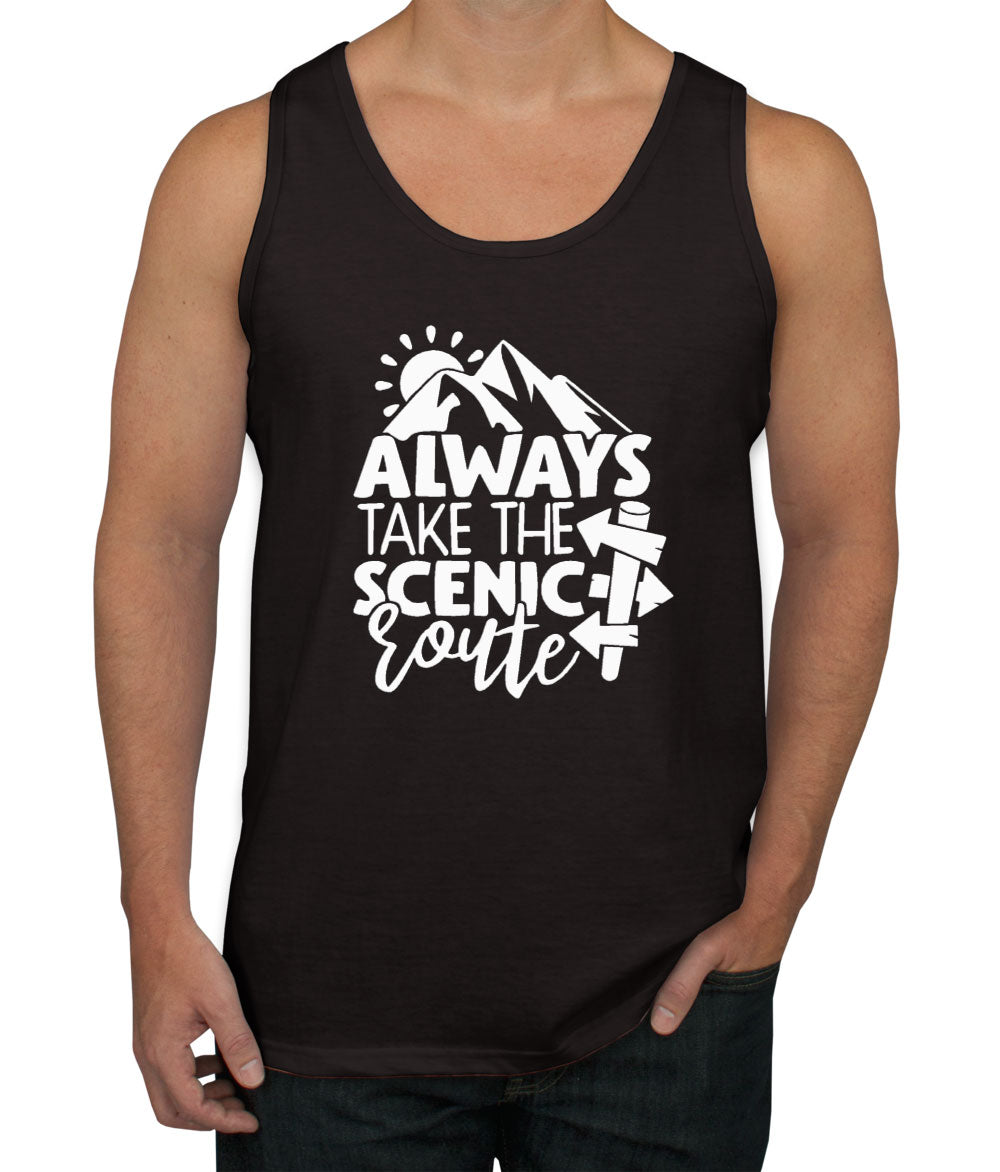 Always Take The Scenic Route Men's Tank Top