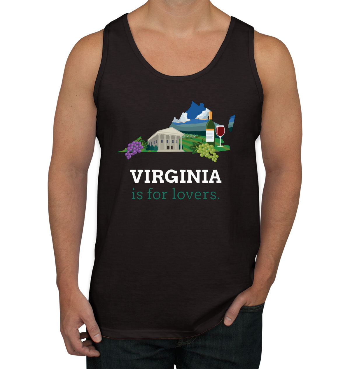 Virginia Is For Lovers Men's Tank Top