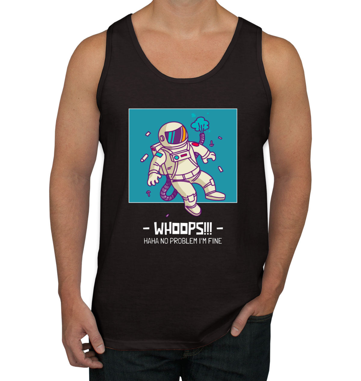 Astronaut Fart Men's Tank Top