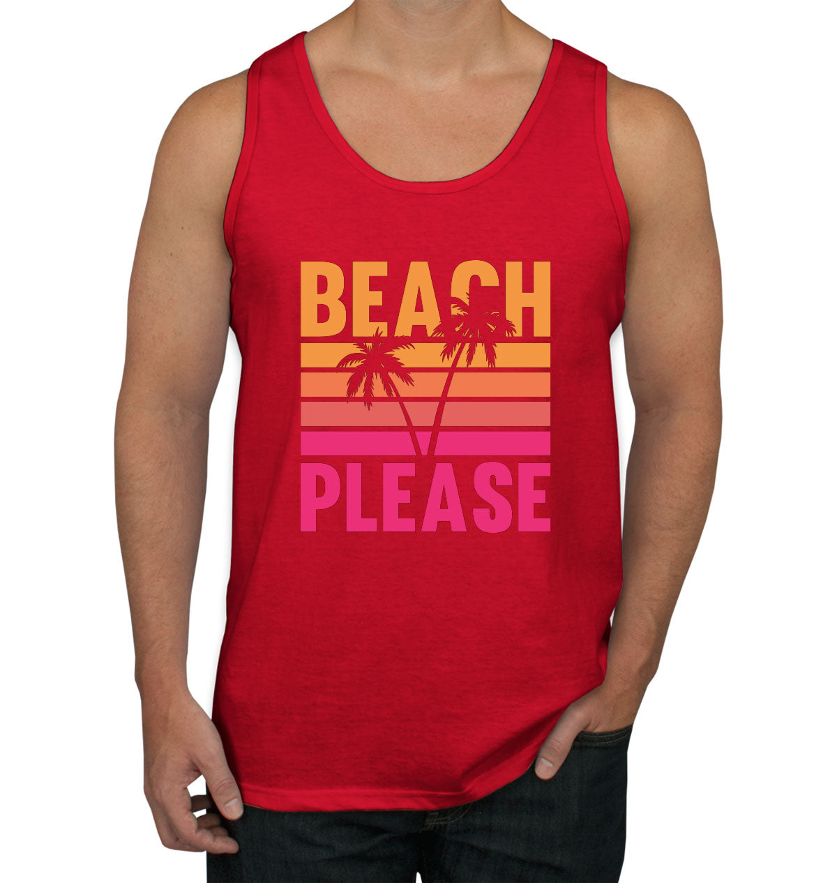 Beach Please Men's Tank Top