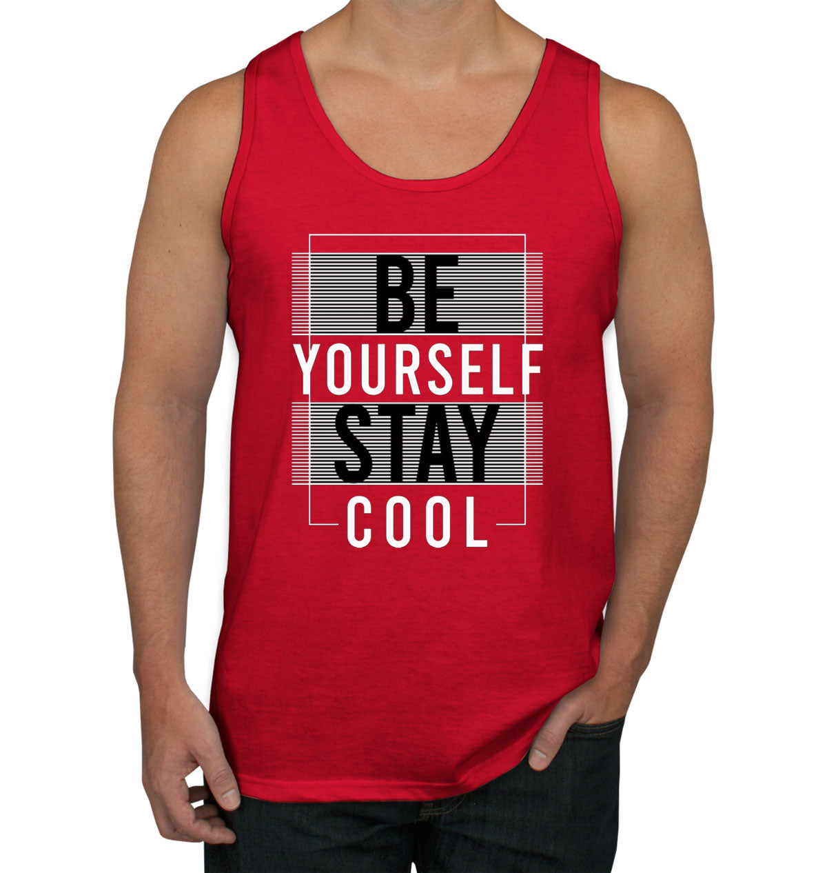 Be Yourself Stay Cool Men's Tank Top