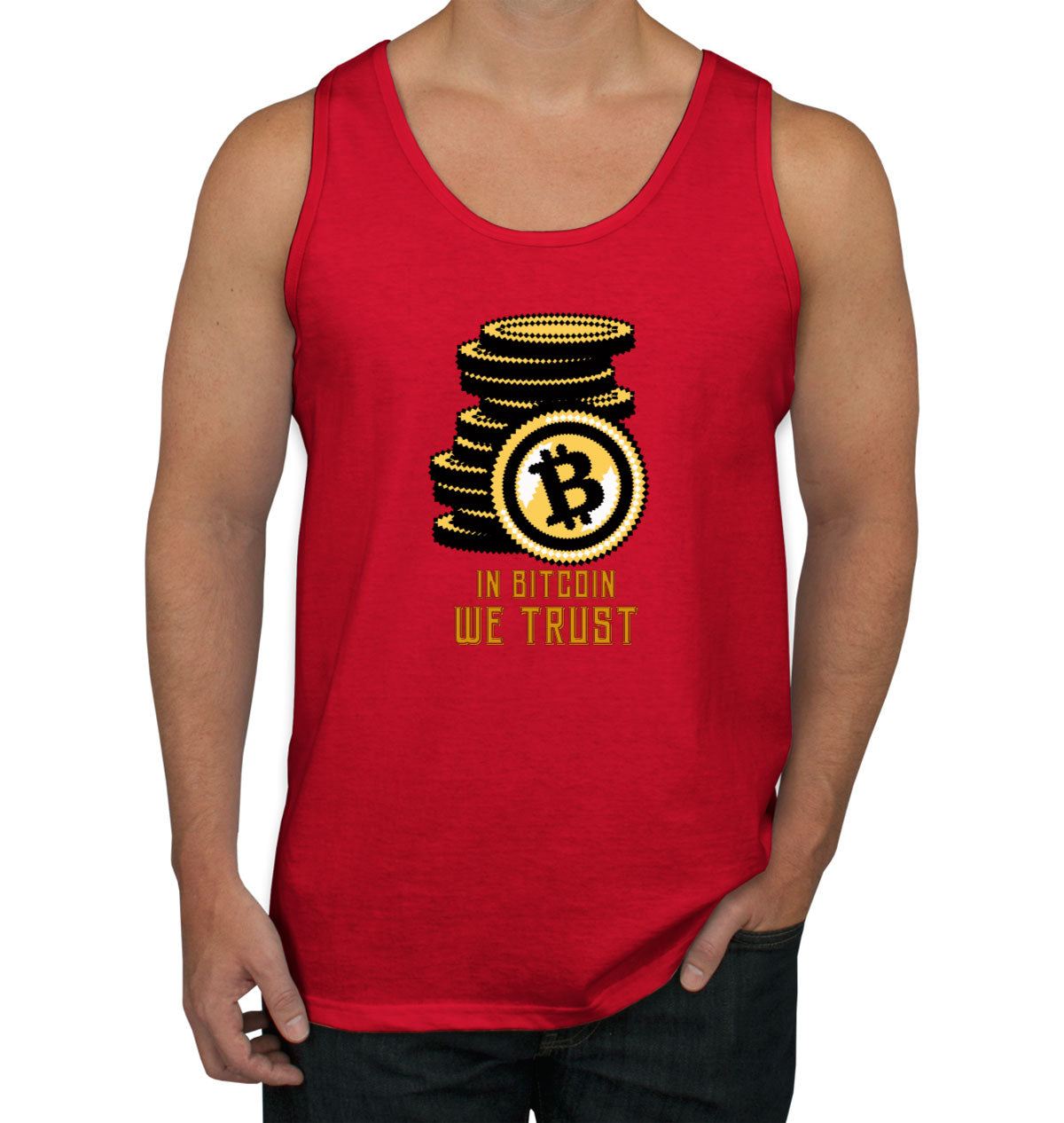 In Bitcoin We Trust Men's Tank Top