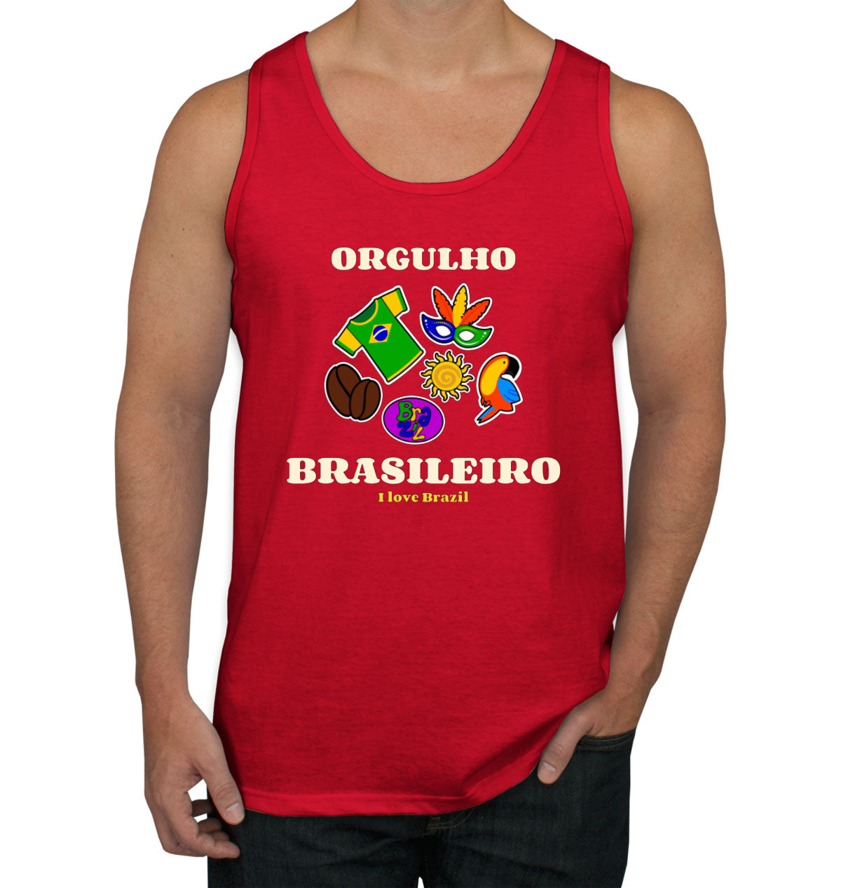 Brazil Composition Men's Tank Top