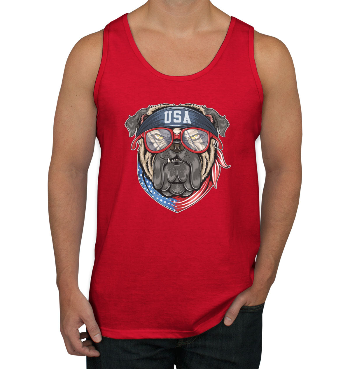 Bulldog USA Men's Tank Top