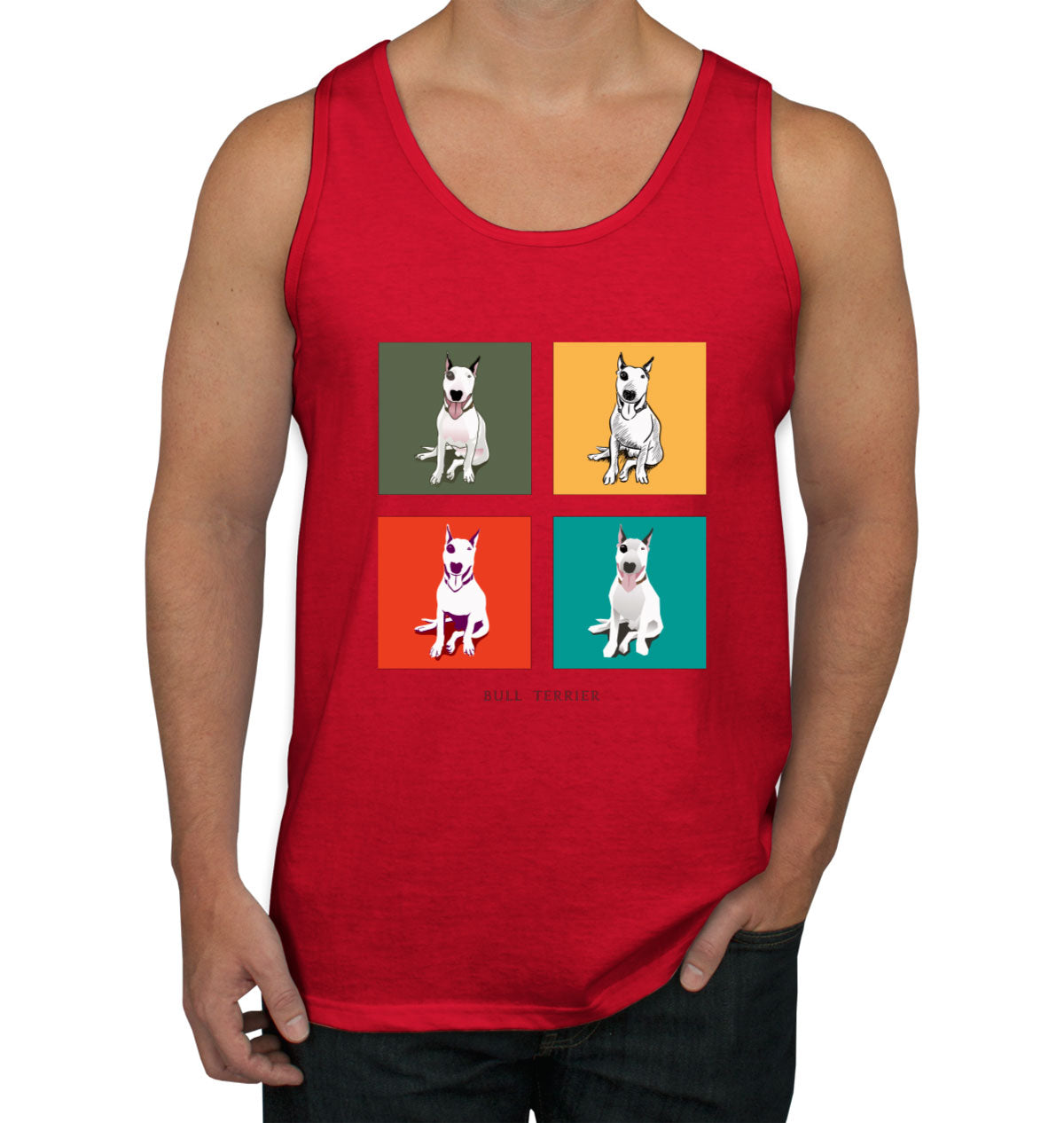 Bull Terrier Dog Men's Tank Top