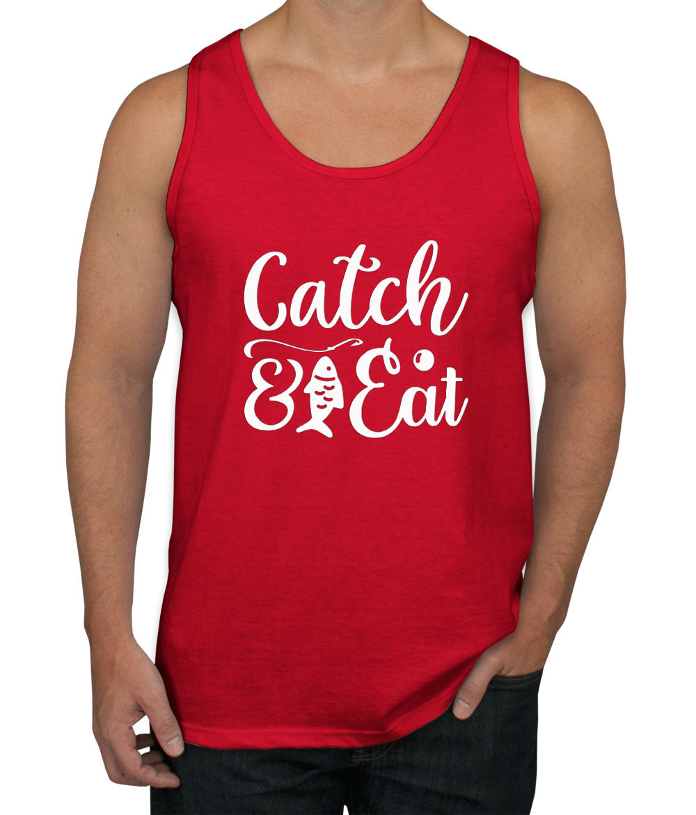 Catch And Eat Fishing Men's Tank Top