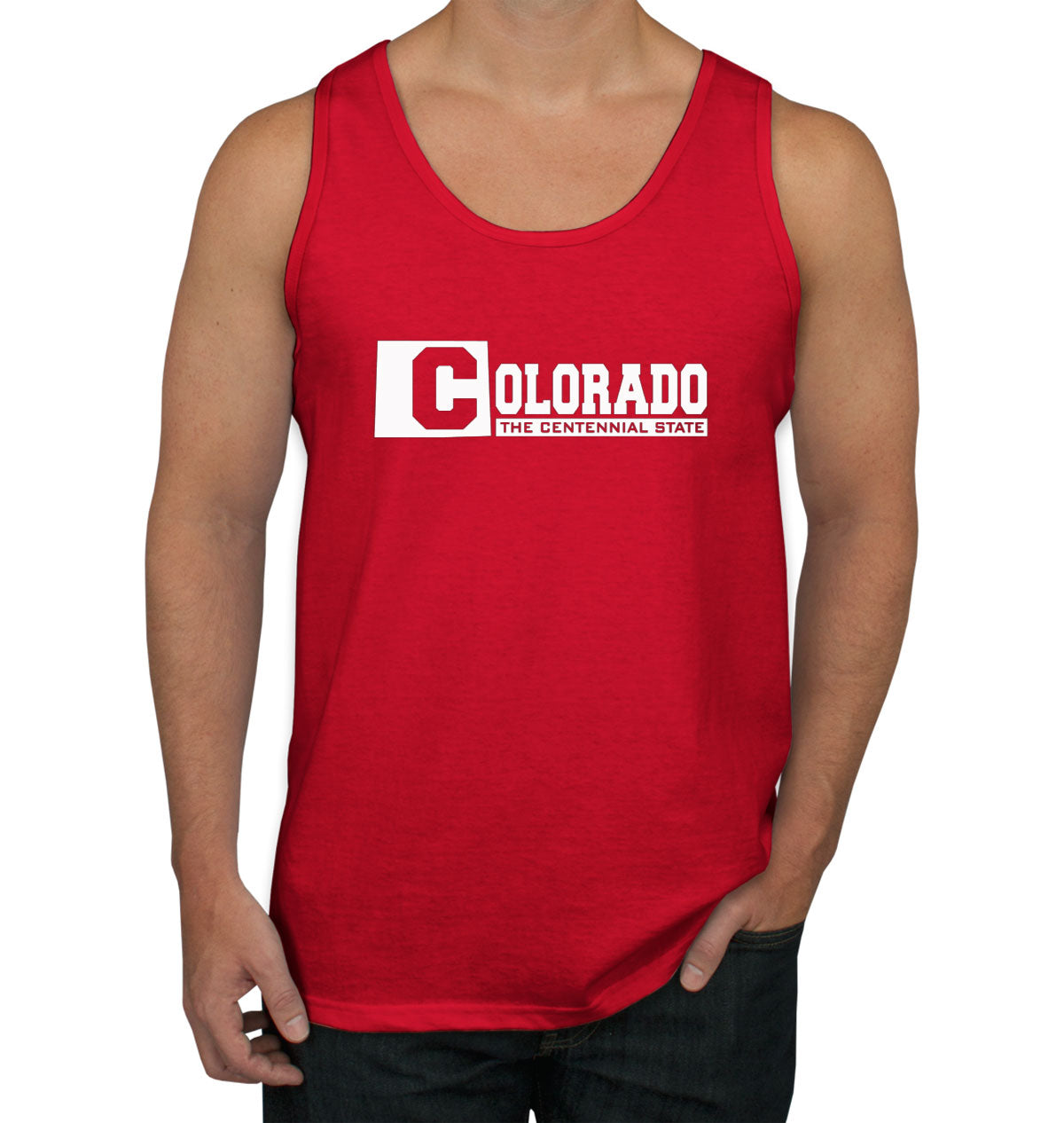 Colorado The Centennial State Men's Tank Top