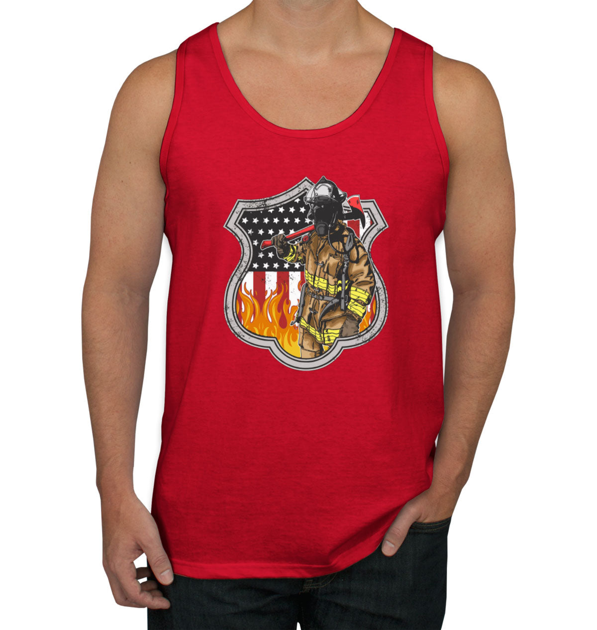 American Firefighter Men's Tank Top