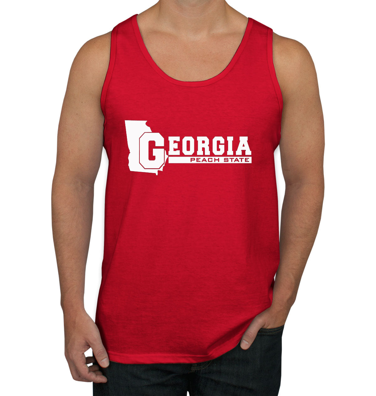 Georgia Peach State Men's Tank Top