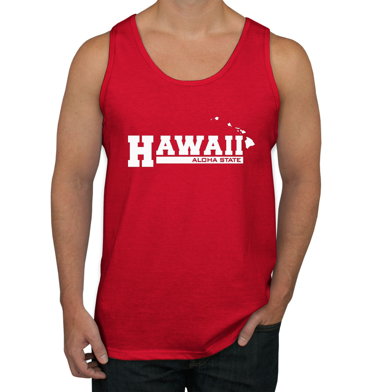 Hawaii Aloha State Men's Tank Top