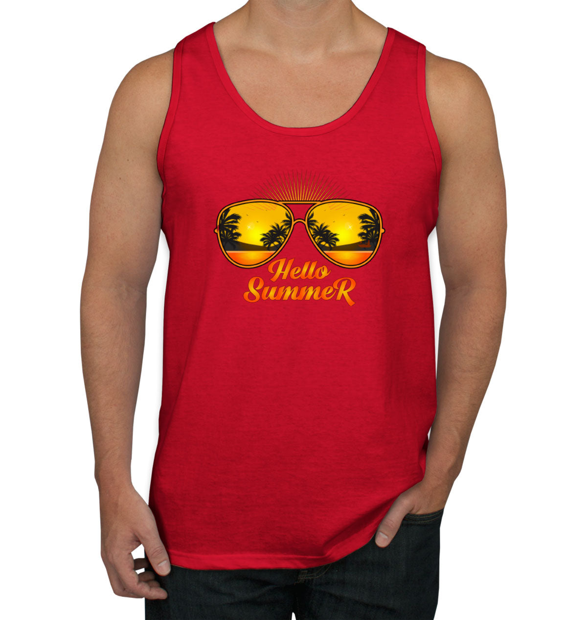 Hello Summer Men's Tank Top