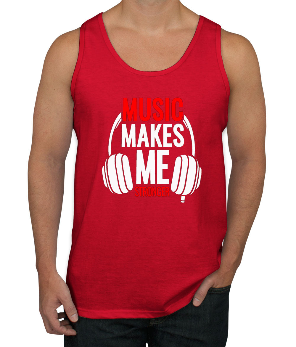 Music Makes Me Stronger Men's Tank Top