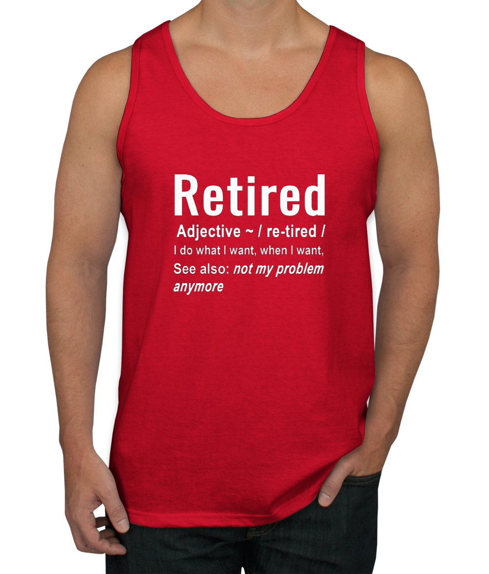 Retired Definition Men's Tank Top