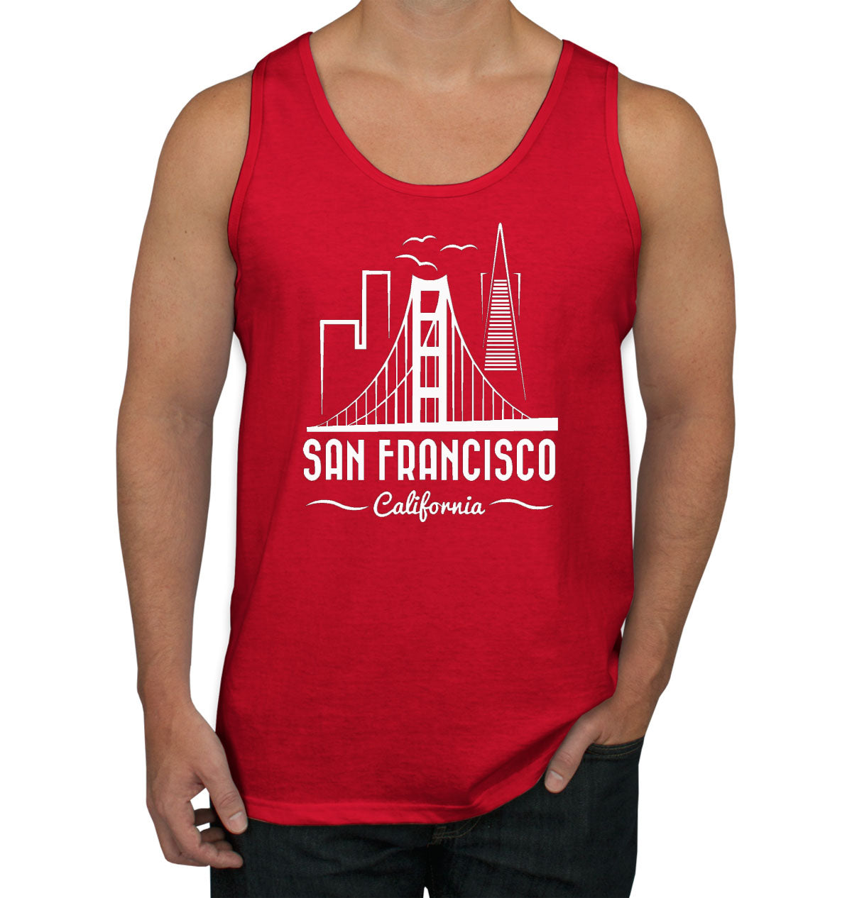 San Francisco California Men's Tank Top