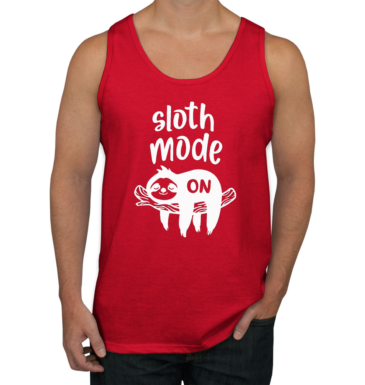 Sloth Mode On Men's Tank Top