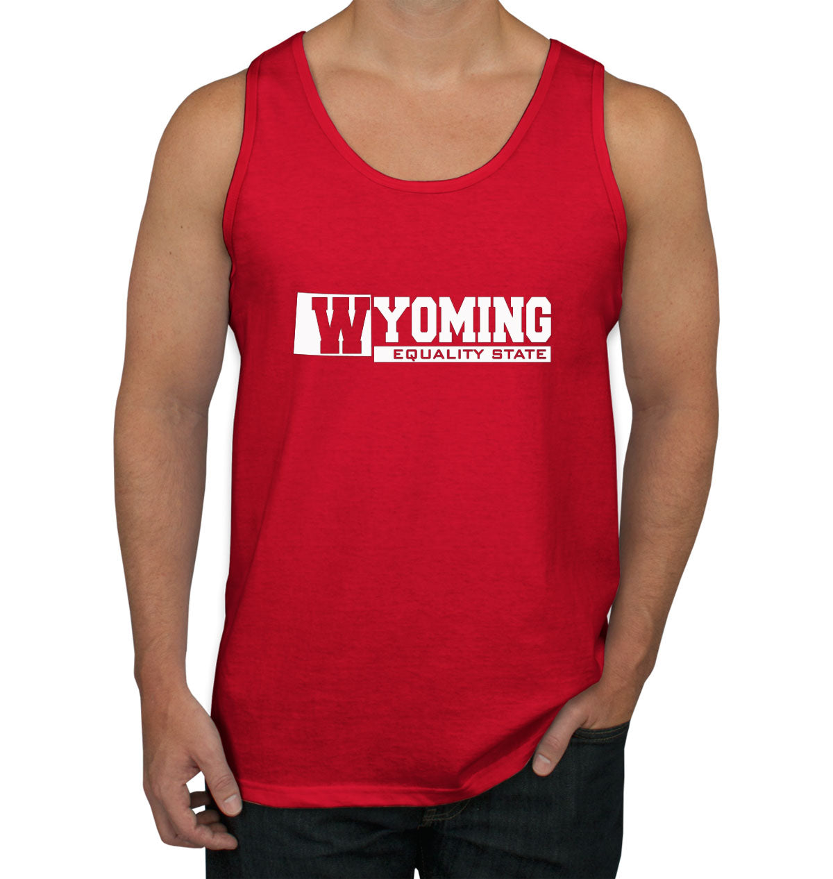 Wyoming Equality State Men's Tank Top