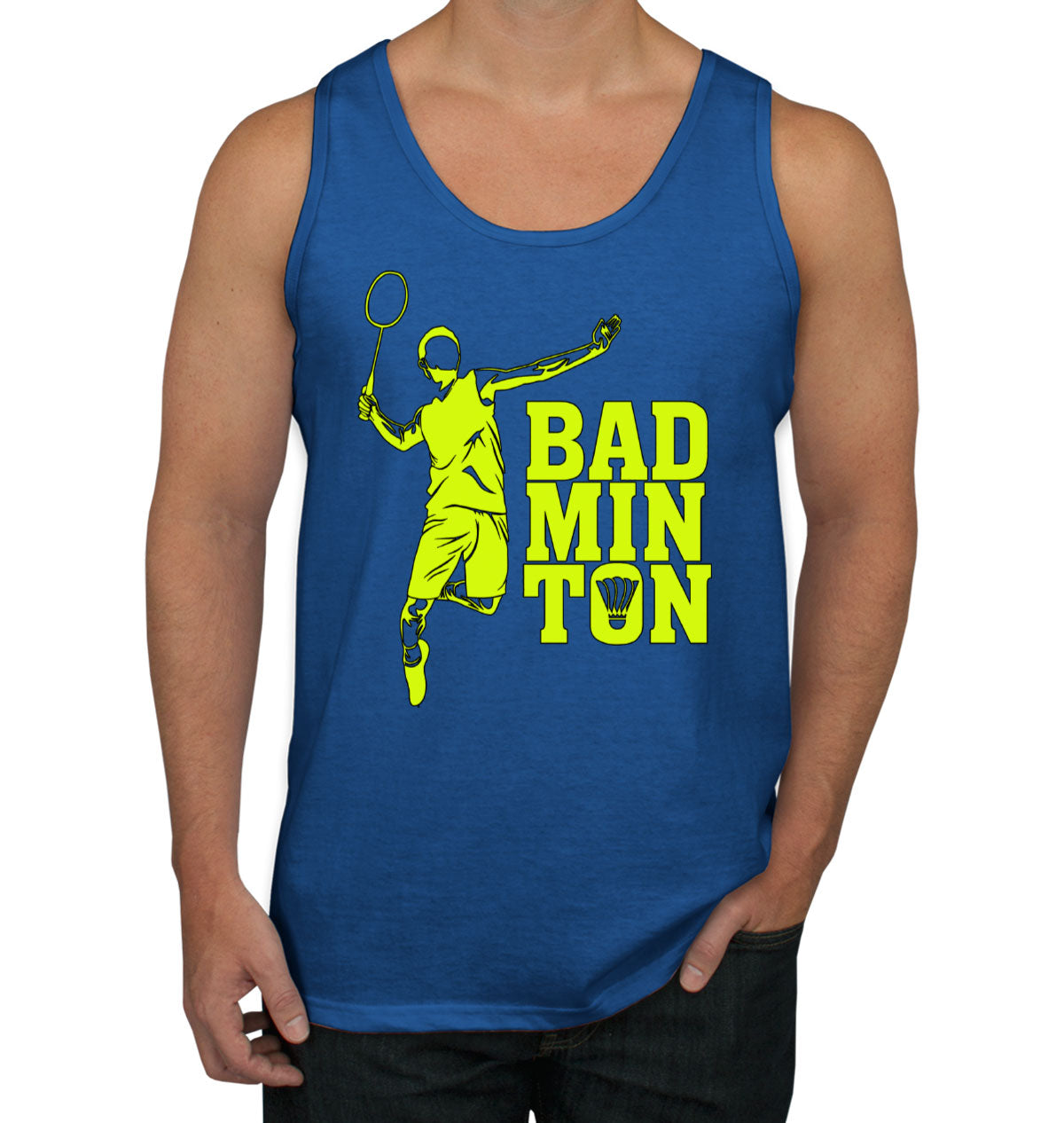 Badminton Player Men's Tank Top