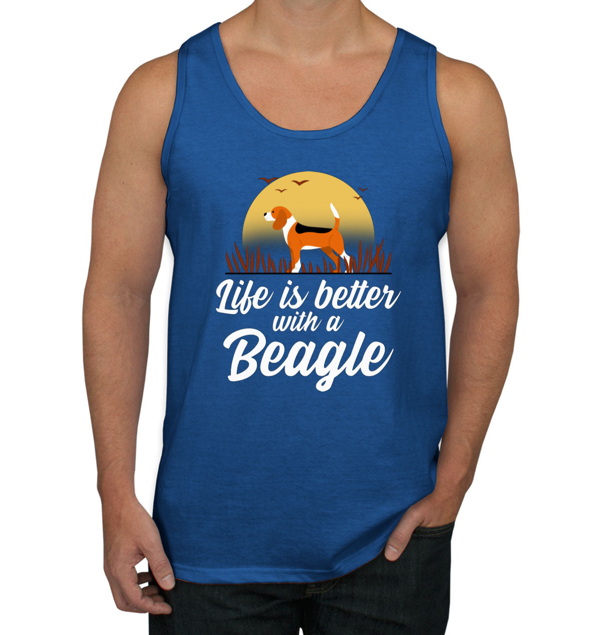 Life Is Better With A Beagle Men's Tank Top