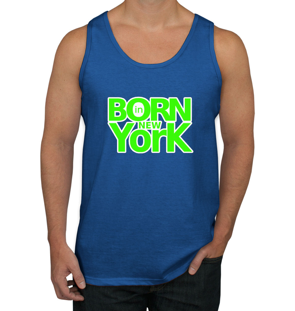 Born In New York Men's Tank Top