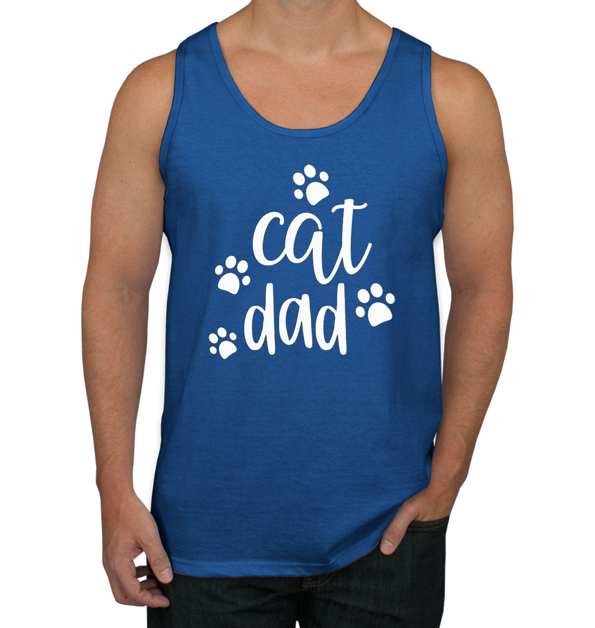 Cat Dad Men's Tank Top