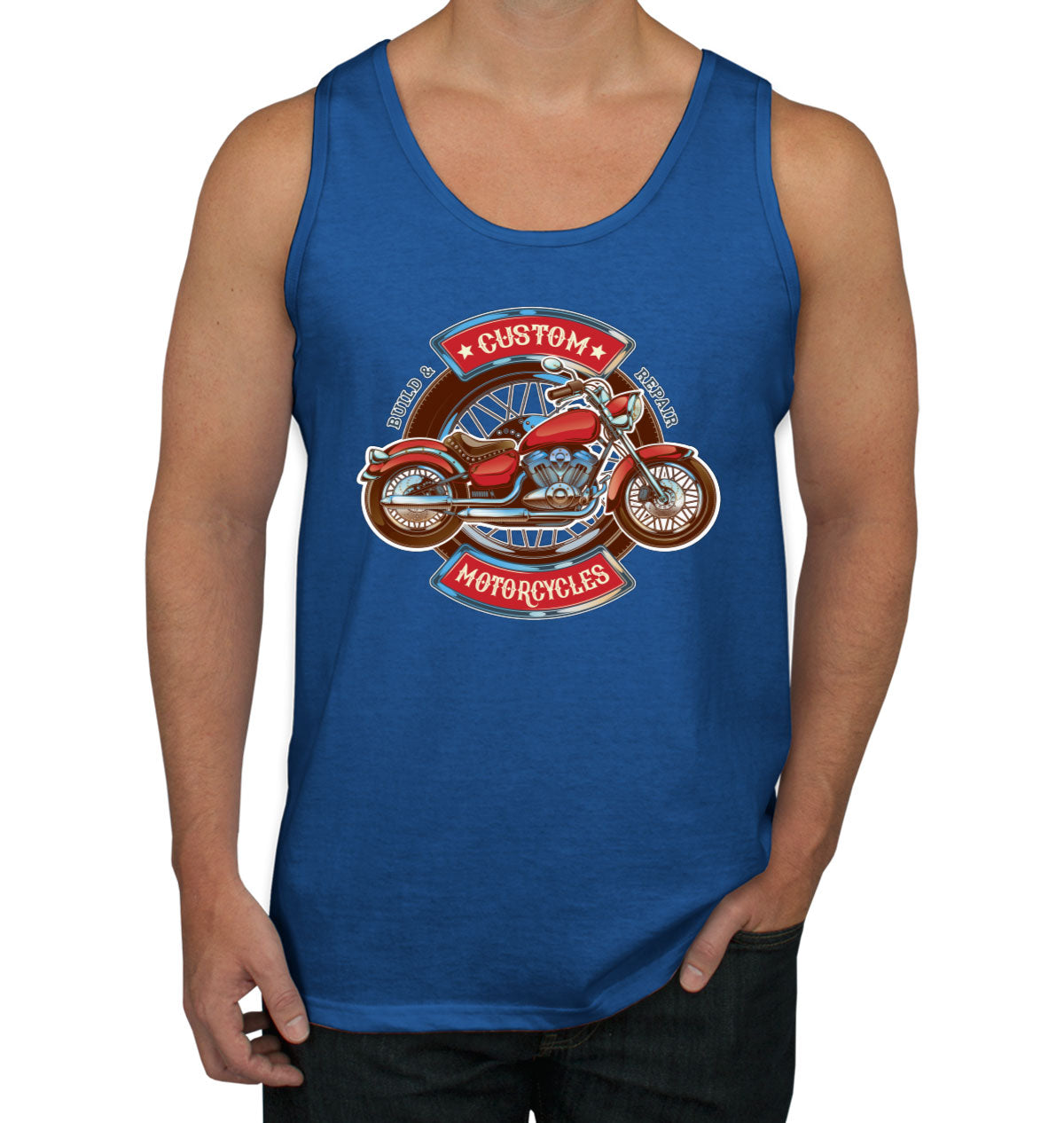 Custom Motorcycles Men's Tank Top