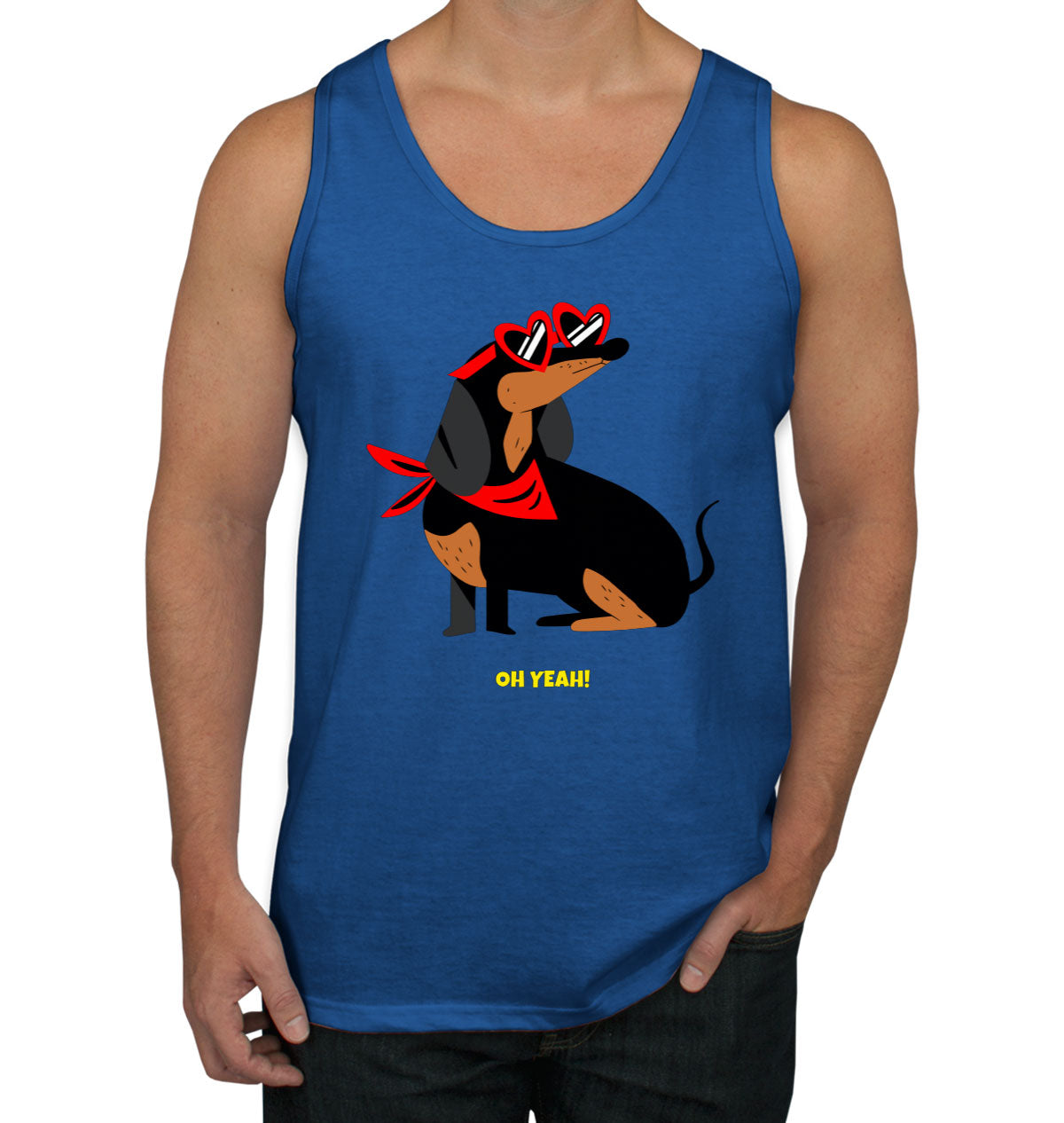 Dachshund Dog Men's Tank Top