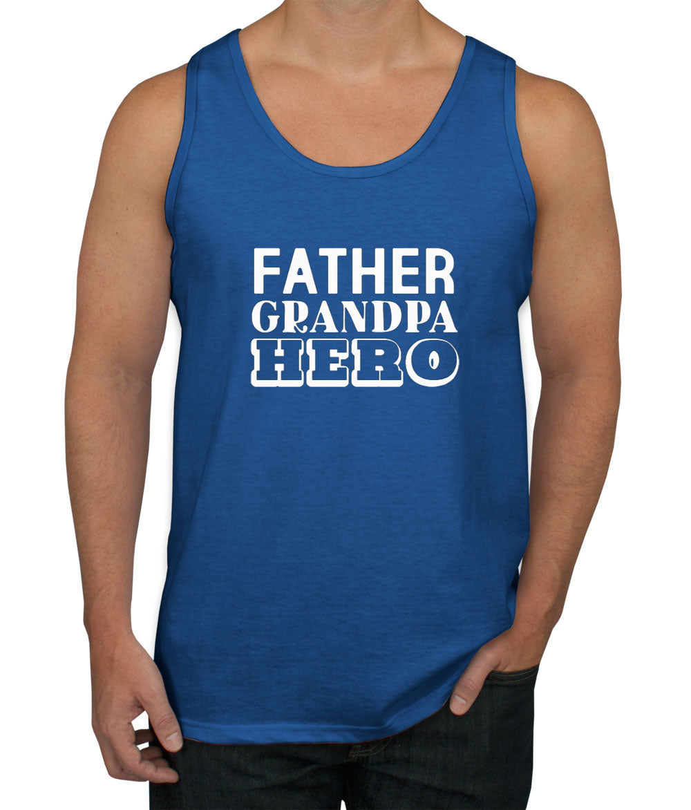 Father Grandpa Hero Men's Tank Top