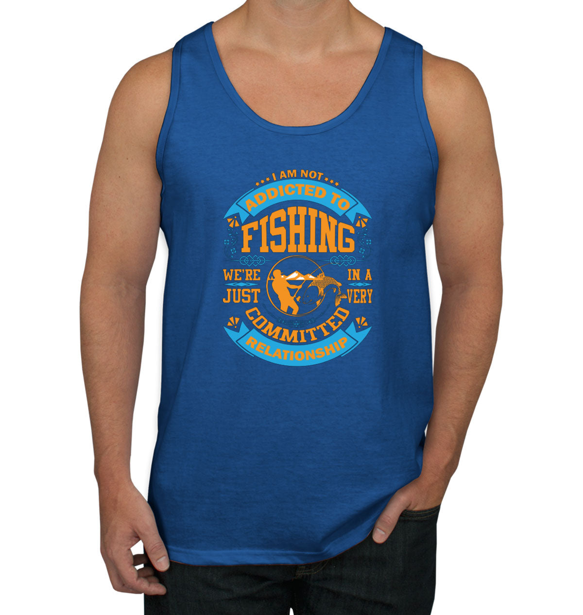 Fishing Addicted Retirement Men's Tank Top