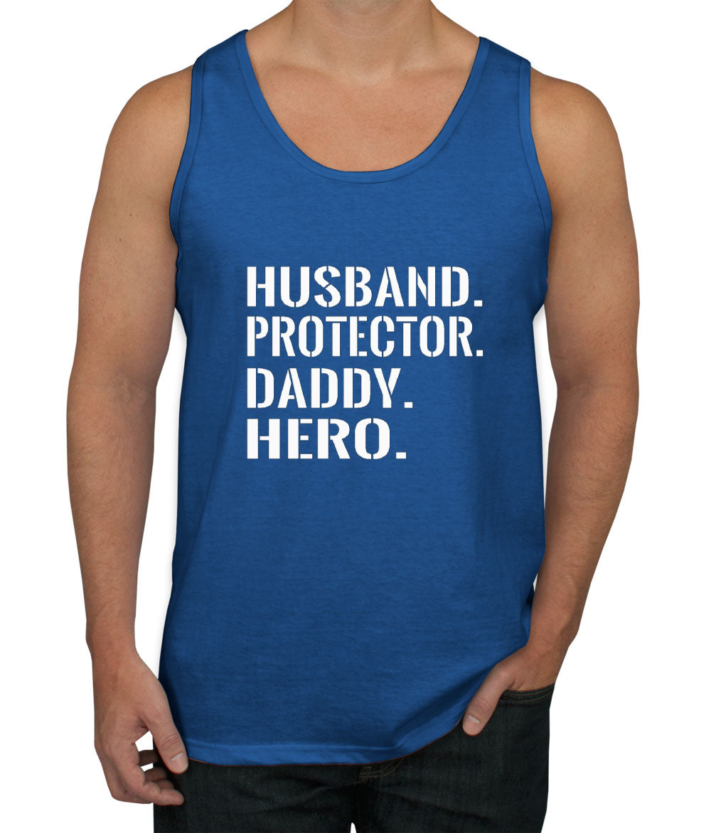 Husband Protector Daddy Hero Men's Tank Top