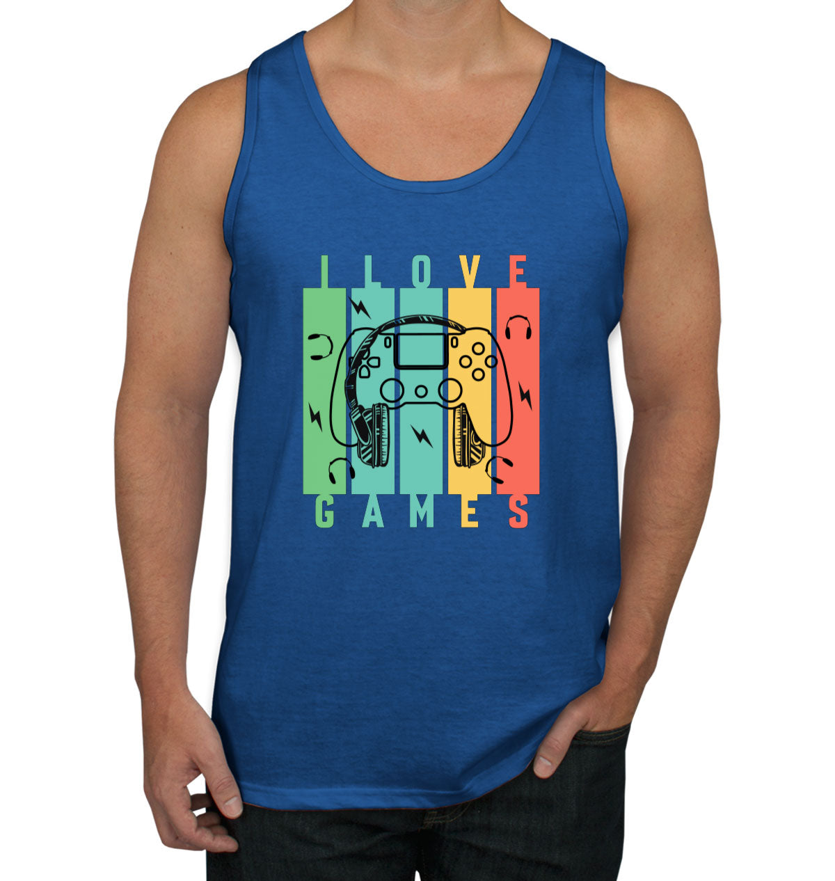 I Love Games Men's Tank Top