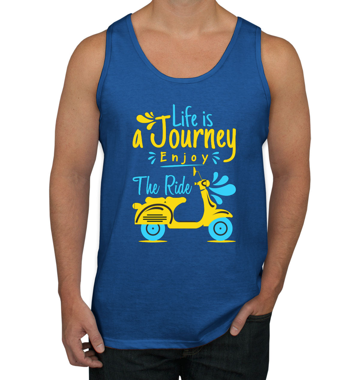 Life Is Journey Enjoy The Ride Men's Tank Top