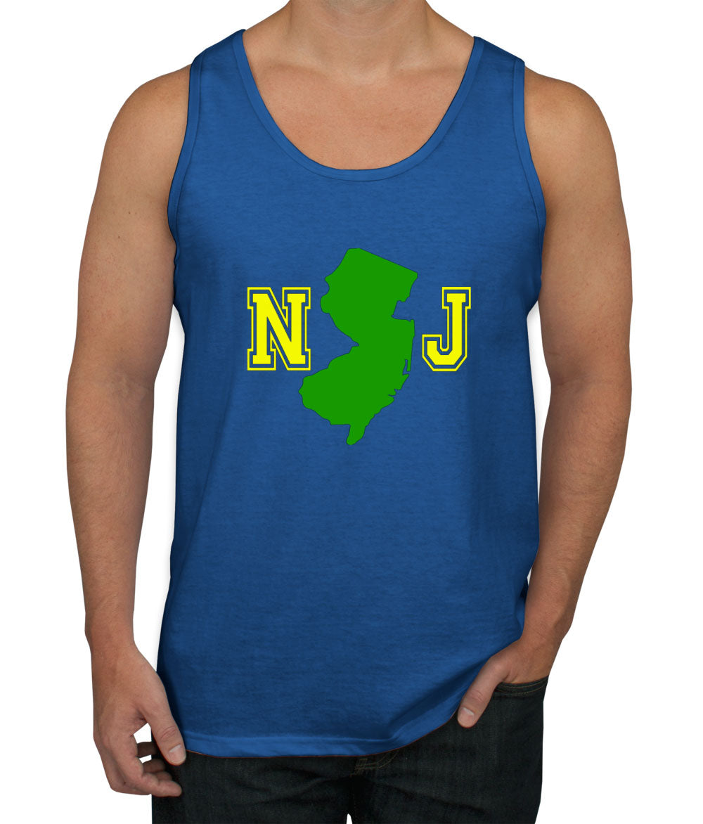 New Jersey NJ Map Men's Tank Top