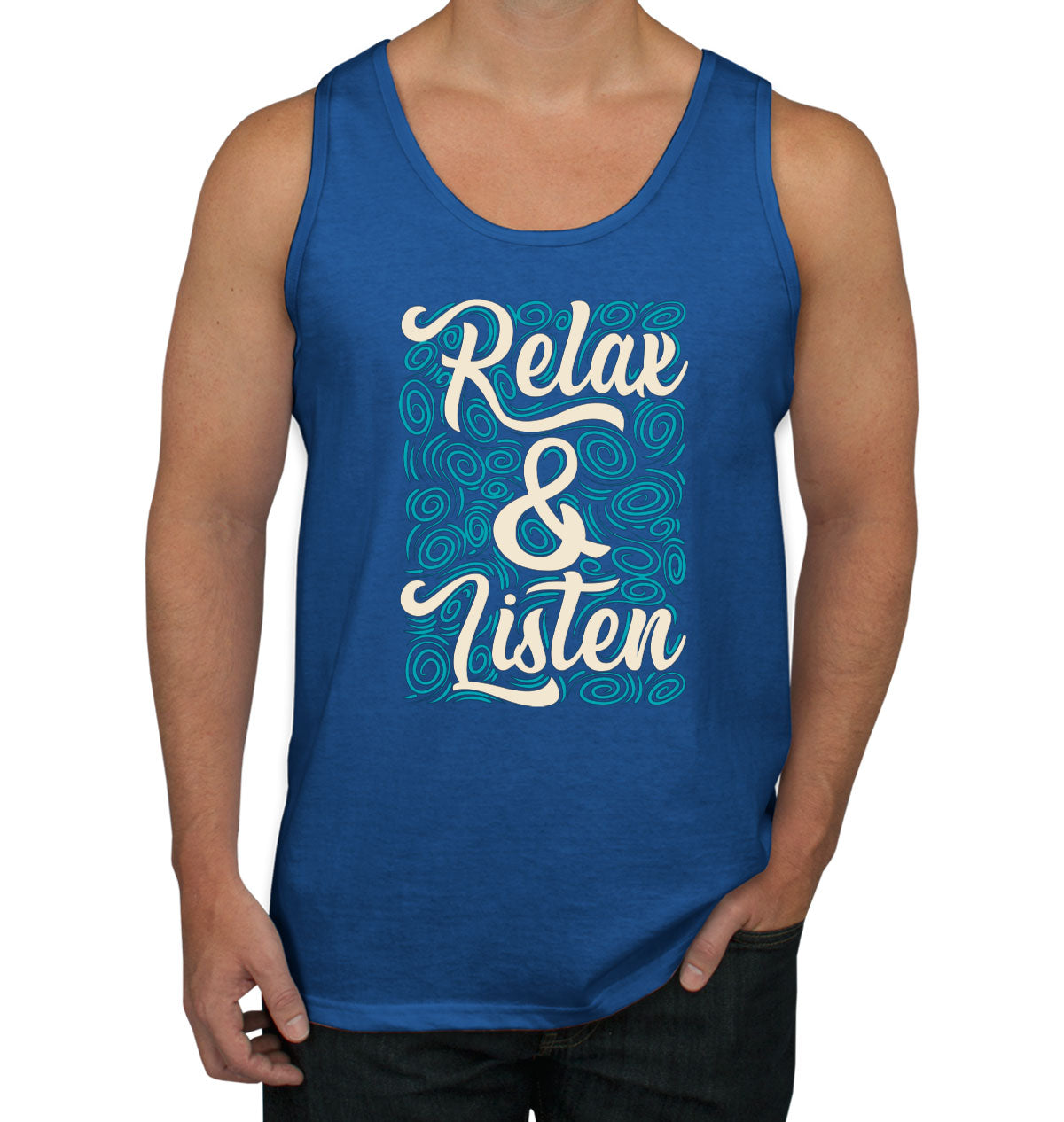 Relax And Listen To Music Men's Tank Top