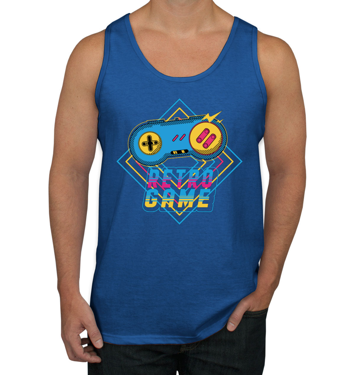 Retro Game Controller Men's Tank Top