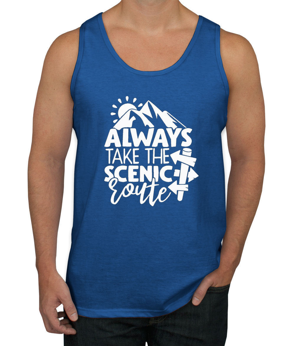 Always Take The Scenic Route Men's Tank Top