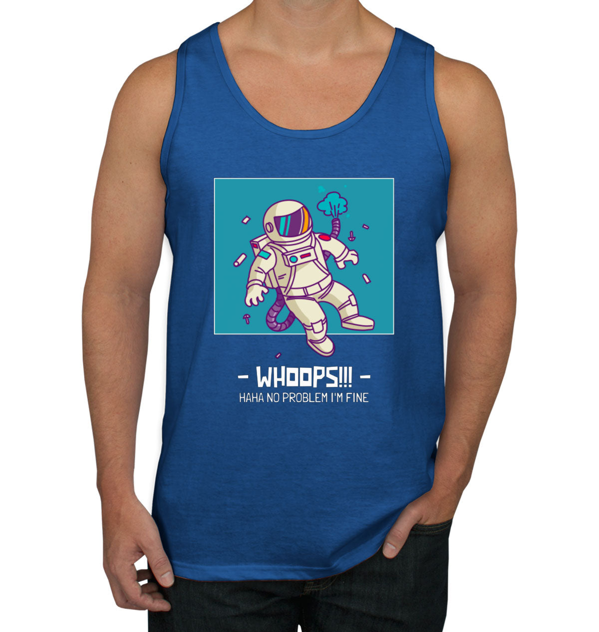 Astronaut Fart Men's Tank Top