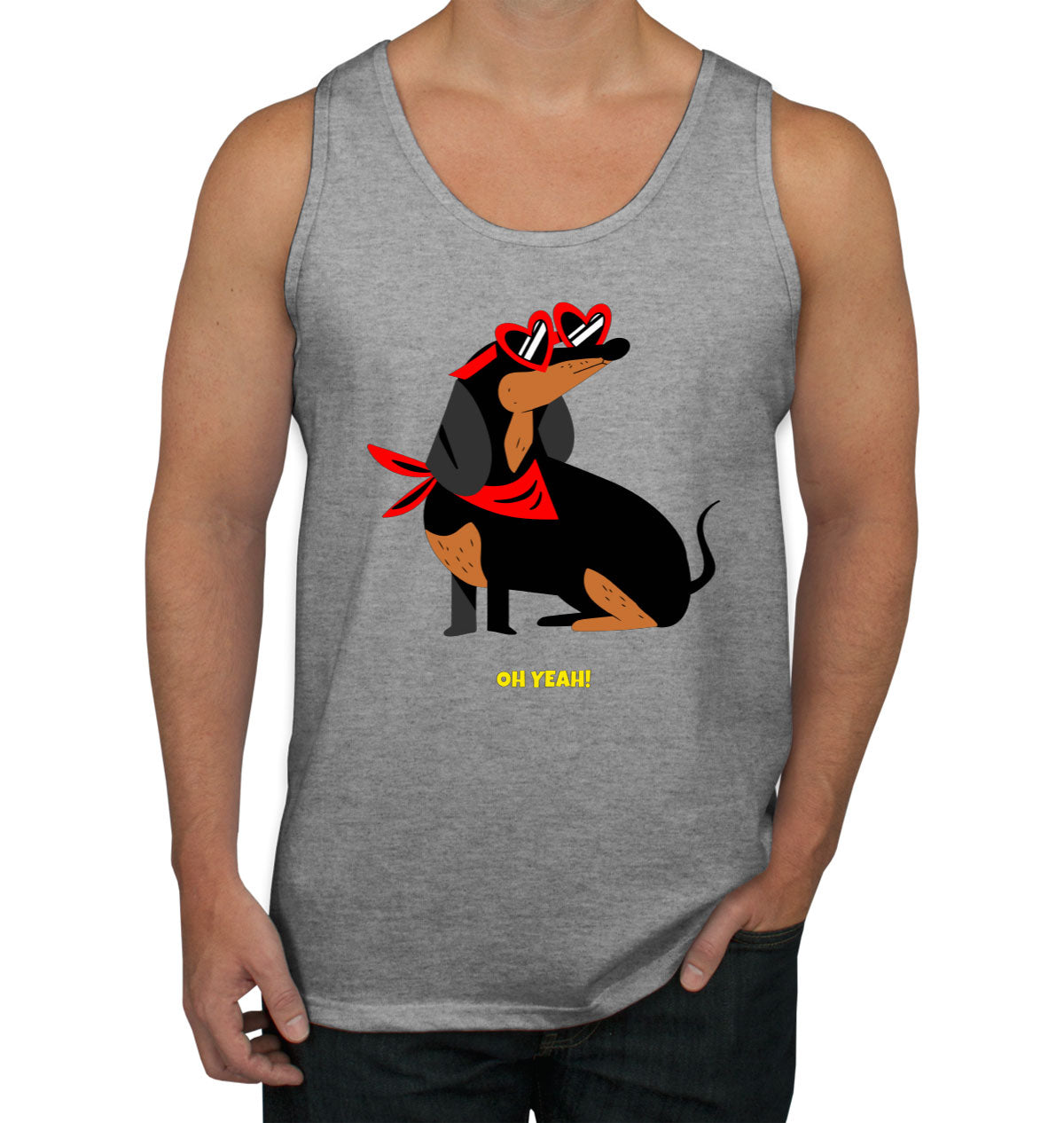 Dachshund Dog Men's Tank Top