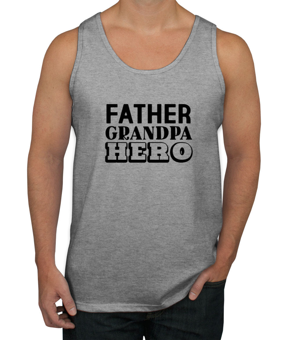 Father Grandpa Hero Men's Tank Top