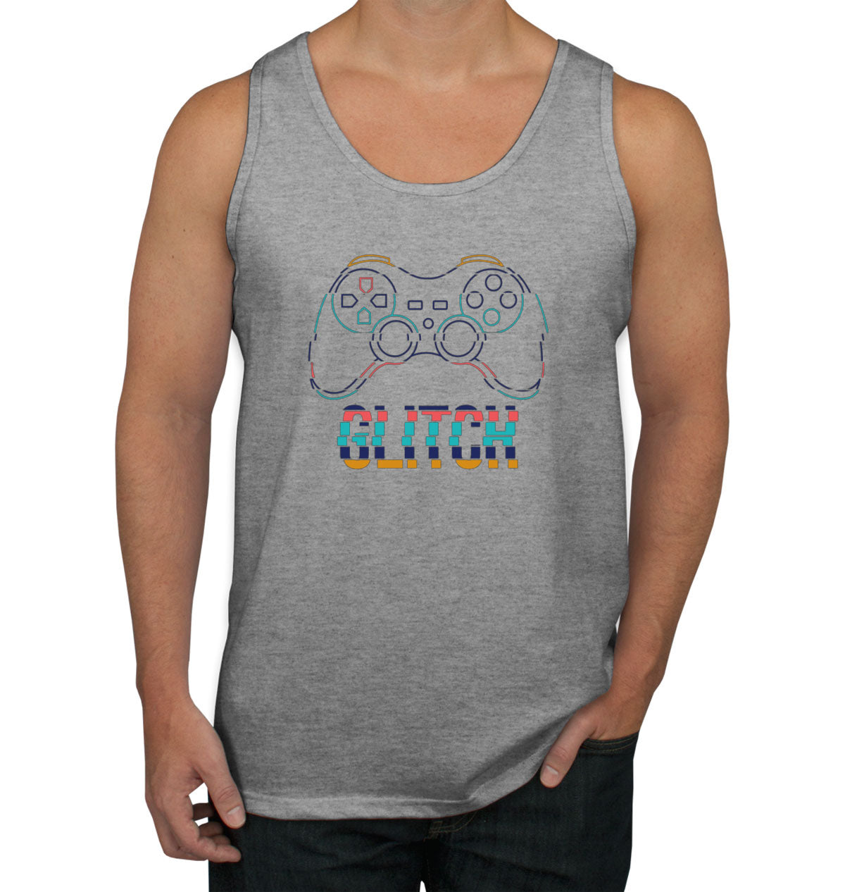 Game Glitch Men's Tank Top