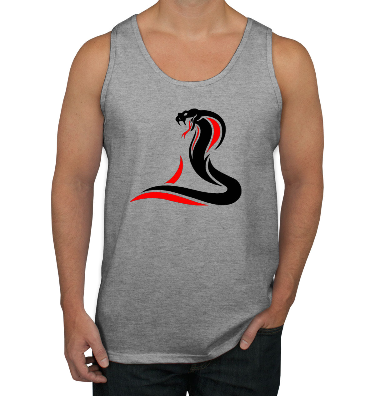 King Cobra Snake Men's Tank Top