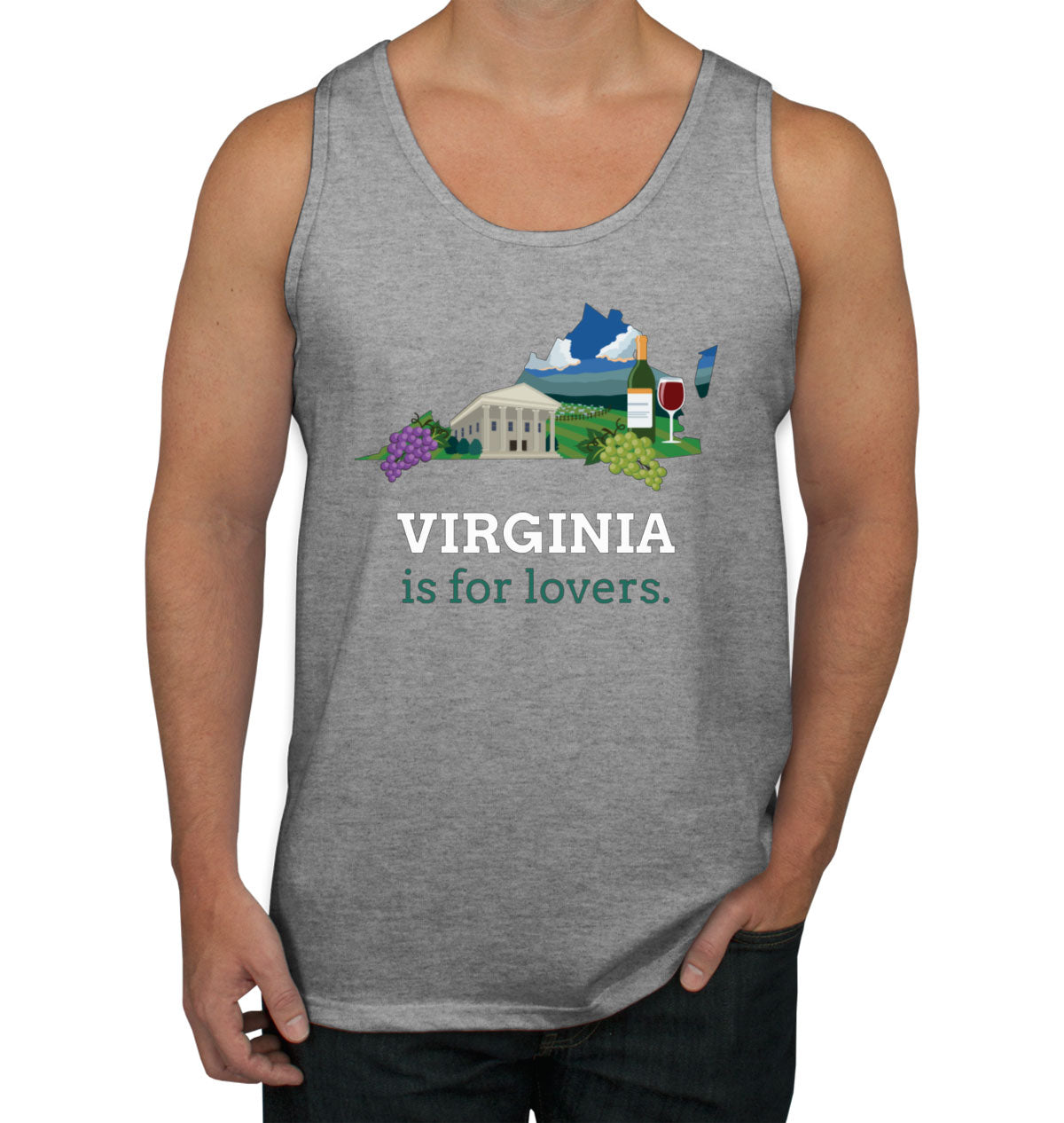 Virginia Is For Lovers Men's Tank Top