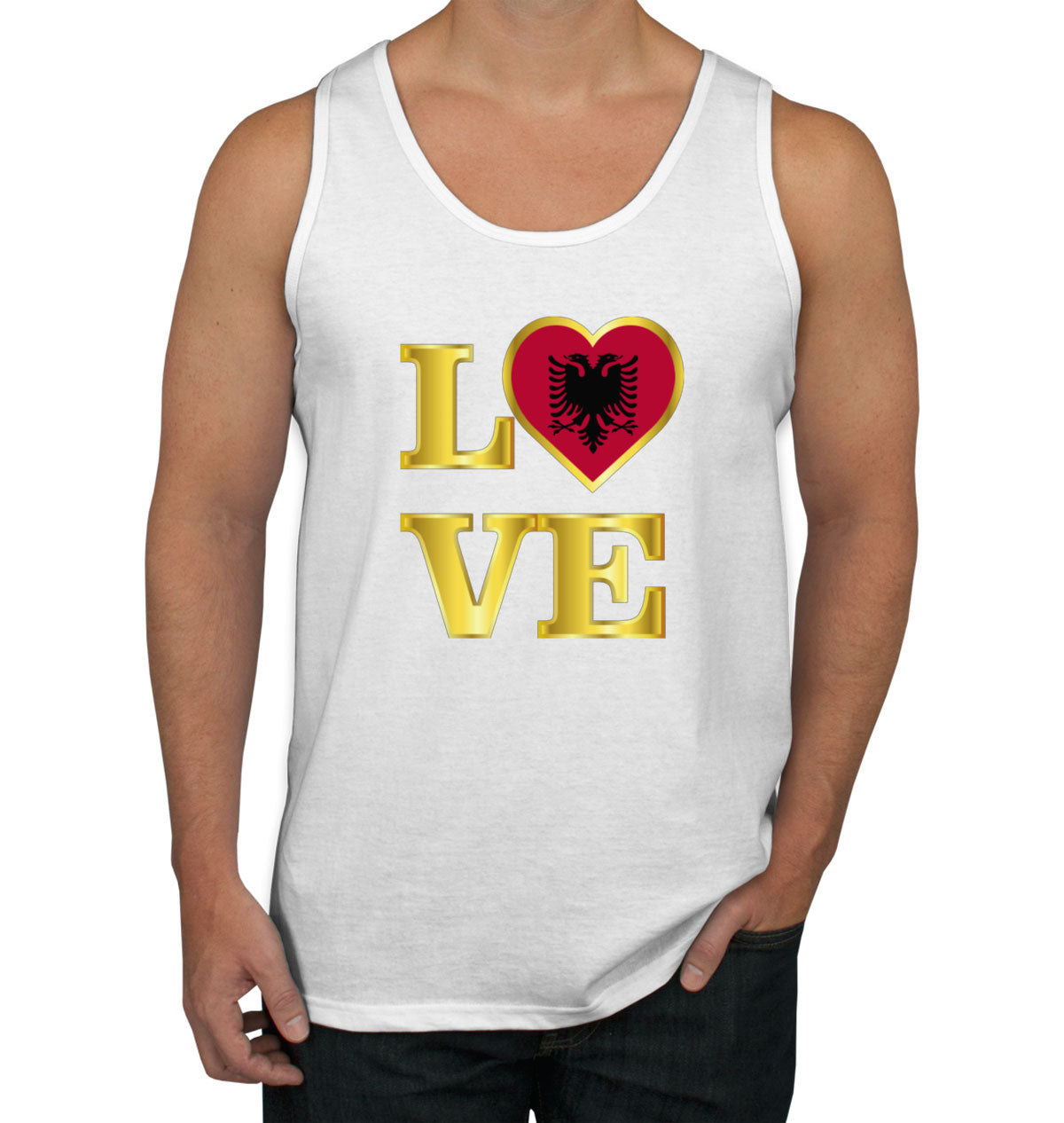 Albania Love Men's Tank Top