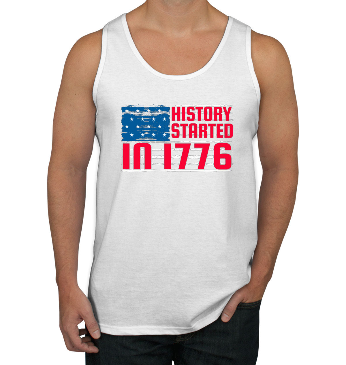 History Started In 1776 Men's Tank Top